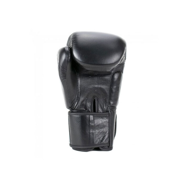 Super Pro - Warrior zwart wit leren kickbokshandschoenen - Image 3
