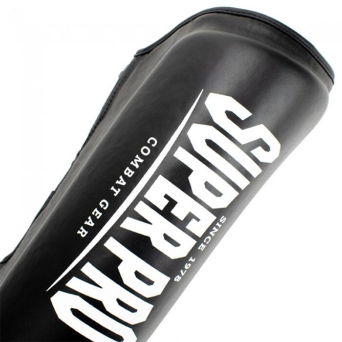 Super Pro - Protector zwart witte kickboks scheenbeschermers - Image 3