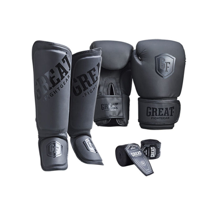 Great - Basics Pro zwarte kickboksset