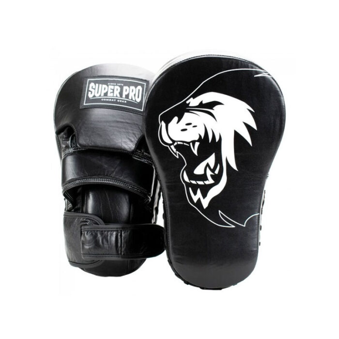 Super Pro - CG PU gebogen zwarte handpads large