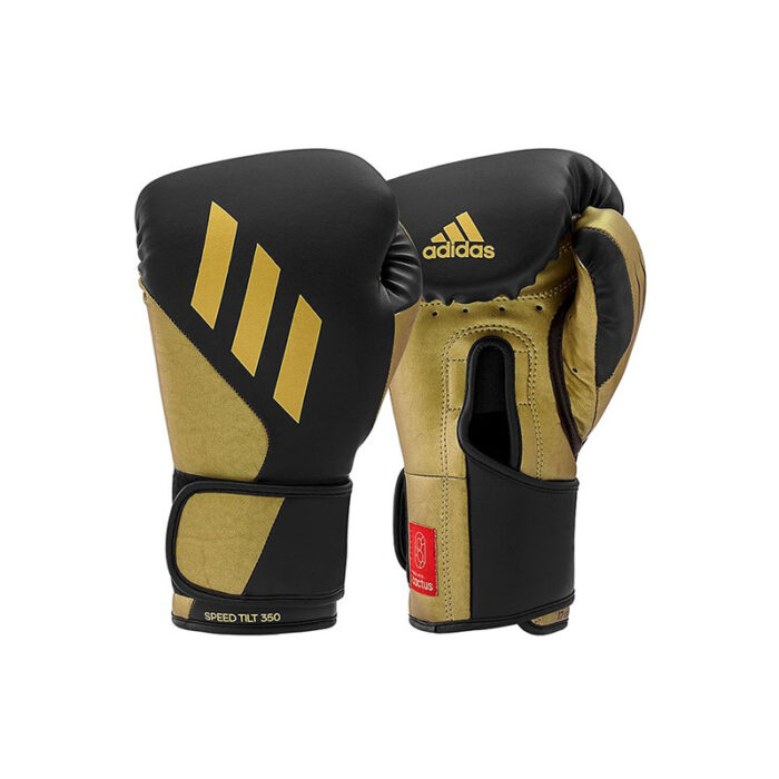 Adidas - Speed Tilt Pro 350V zwart gouden bokshandschoenen