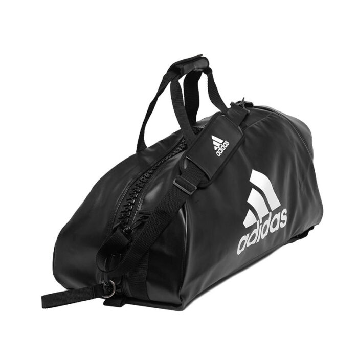 Adidas - Training Basic black white PU sporttas - Image 3