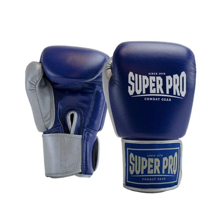 Super Pro - Enforcer Thai blauwe bokshandschoenen