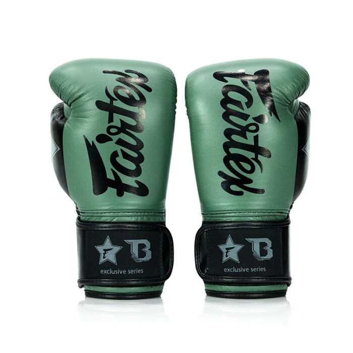 Fairtex - FXB V2 groen zwart bokshandschoenen