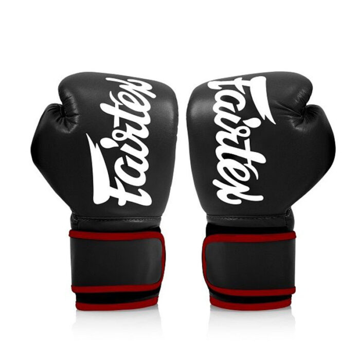 Fairtex - Microfiber zwart rood bokshandschoenen