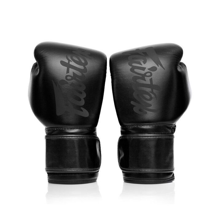 Fairtex - Microfiber solid zwart bokshandschoenen