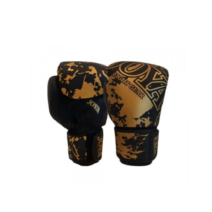Joya - Splash zwart goud kinder bokshandschoenen