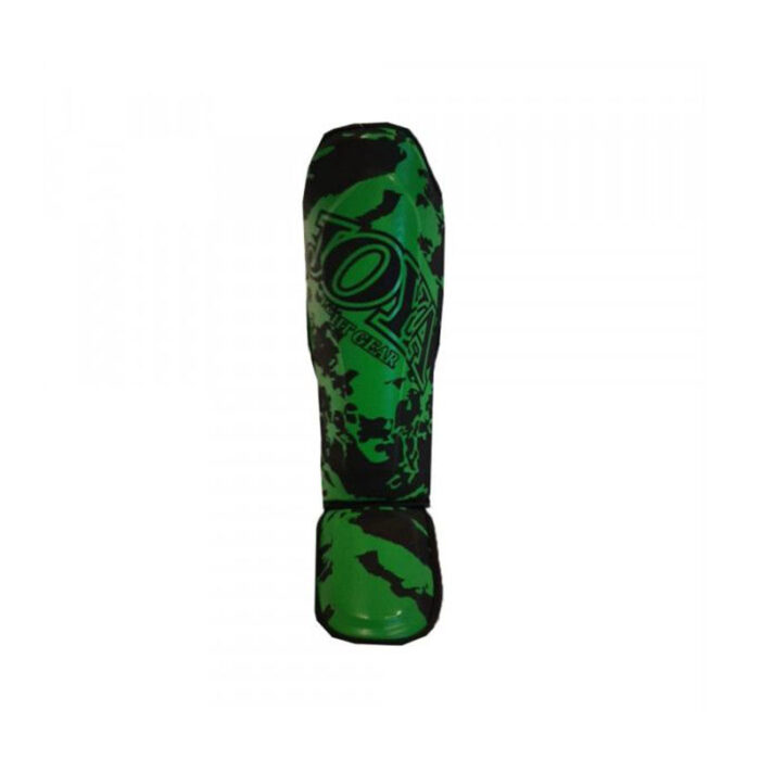 Joya - Splash zwart groen kinder scheenbeschermers - Image 2