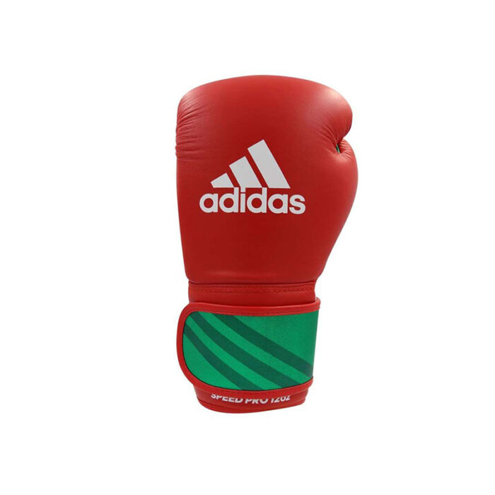 Adidas - Speed Pro rood groene bokshandschoenen - Image 2