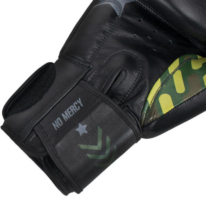 Super Pro - No Mercy zwart groen leren bokshandschoenen - Image 3