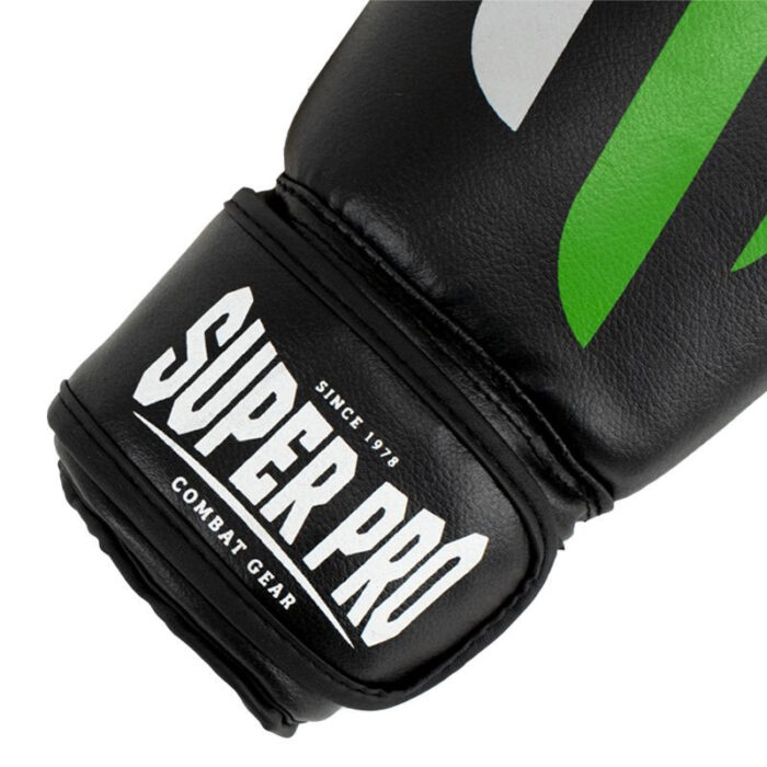 Super Pro - No Mercy zwart groene kinder bokshandschoenen - Image 3