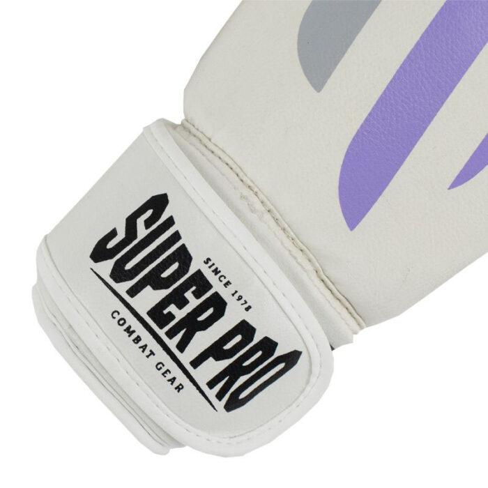 Super Pro - No Mercy wit paarse kinder bokshandschoenen - Image 3
