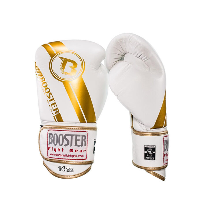 Booster - V3 wit goud bokshandschoenen
