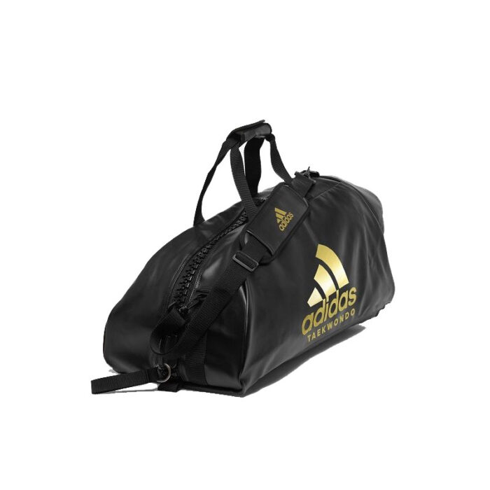 Adidas - Training Basic black gold PU sporttas - Image 2