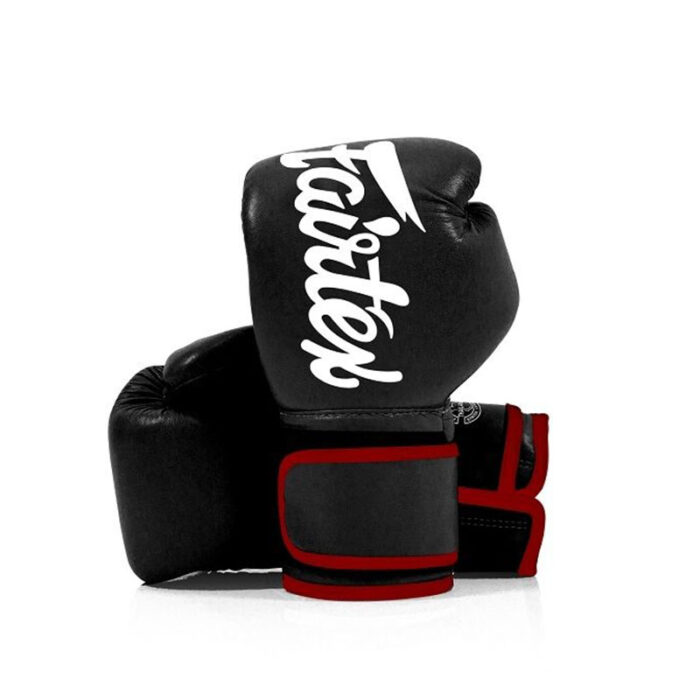 Fairtex - Microfiber zwart rood bokshandschoenen - Image 3