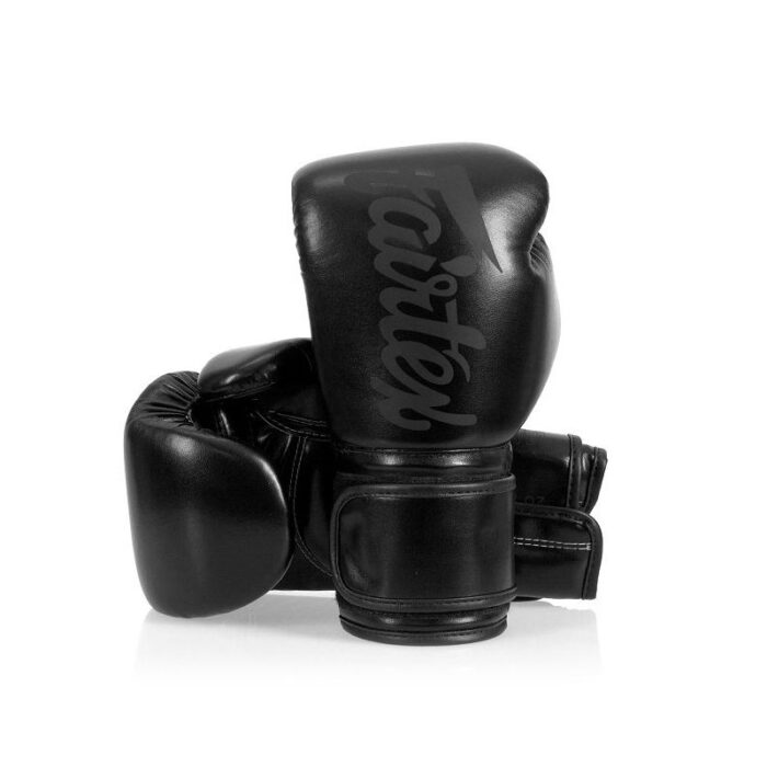 Fairtex - Microfiber solid zwart bokshandschoenen - Image 3